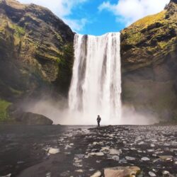 Skogafoss waterfall